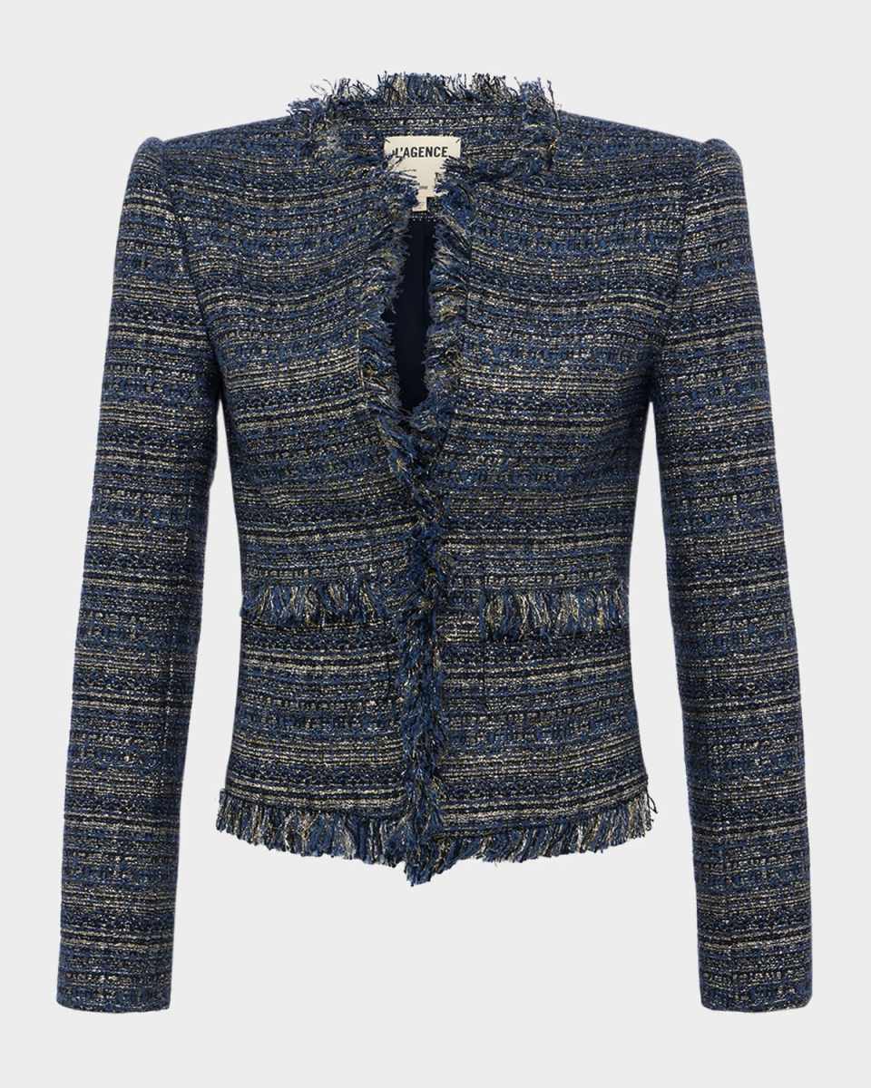 Angelina Metallic Tweed Jacket